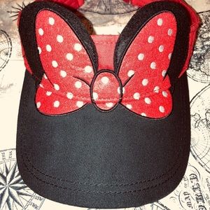 Minnie Mouse Bow Visor Hat